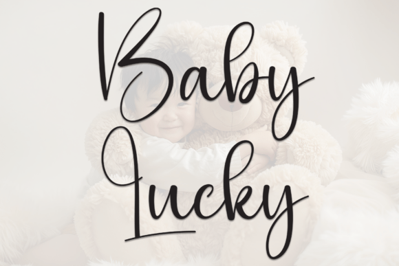 Baby Lucky: A Script Font That Adds Elegance to Branding