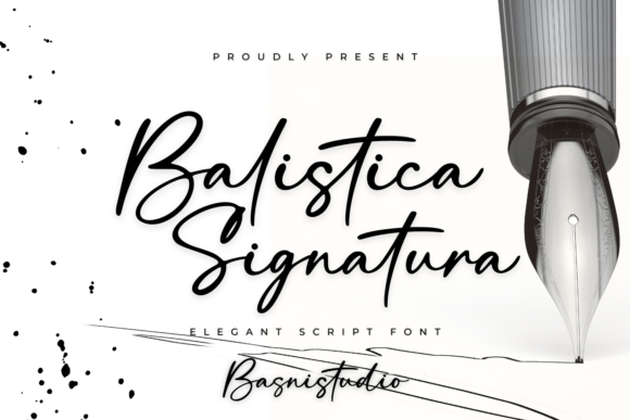 Balistica Signatura: A Script Font for Editorial Excellence