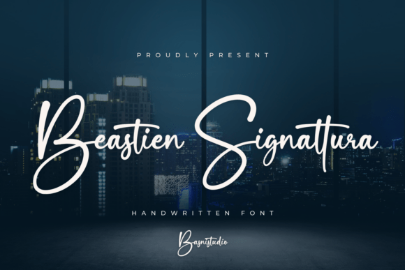 Beastien Signattura: A Script Font for Editorial Elegance