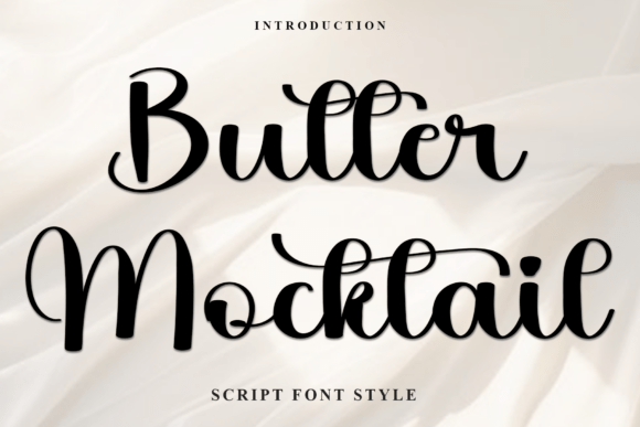 Butter Mocktail: A Font That Elevates Branding