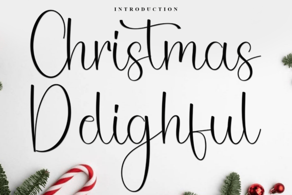 Christmas Delighful: A Font That Brings Holiday Magic to Every Project
