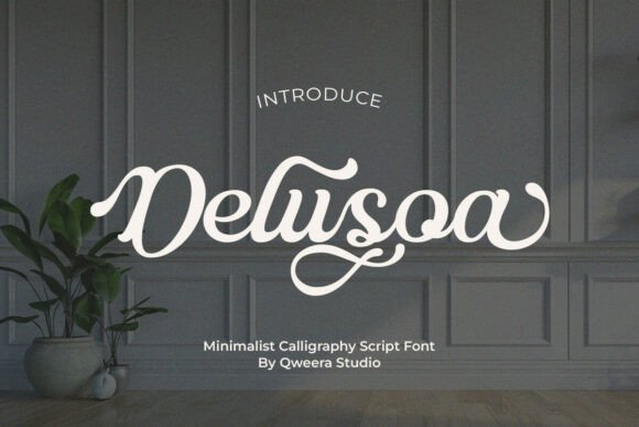 Delusoa: A Timeless Script Font for Editorial Design