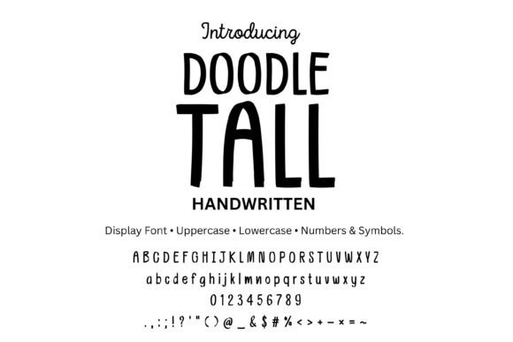 Doodletall: A Font That Elevates Your Brand