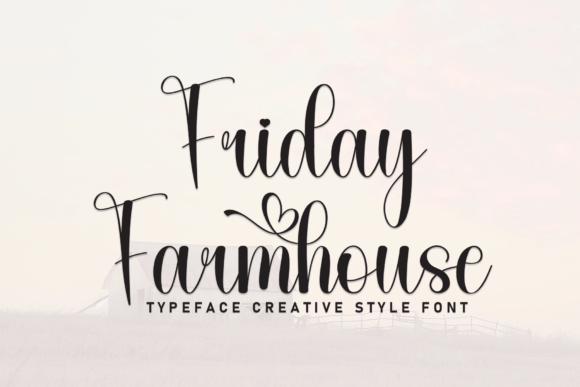 Friday Farmhouse: A Script Font for Impactful Digital Design