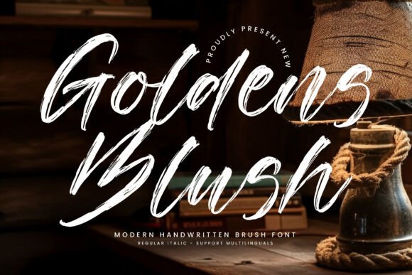 Goldensblush Regular: A Versatile Script Font for Crafters and Designers
