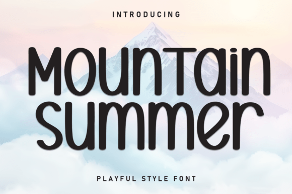 Mountain Summer: A Font That Elevates Branding
