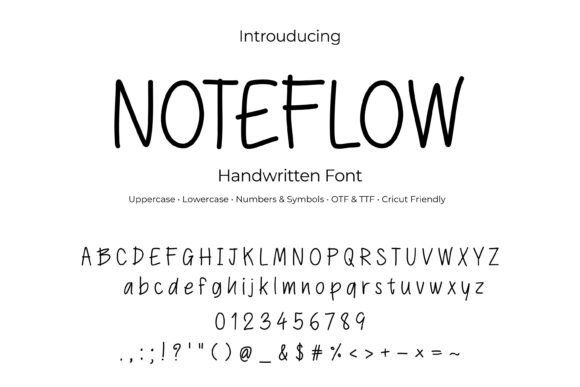 Noteflow: A Font That Adds Warmth to Your Campaigns