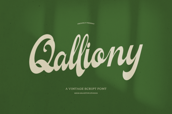 Qalliony: A Timeless Script Font for Web Design