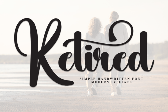 Retired: A Script Font That Breathes Life Into Your Craft