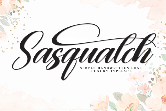 Sasquatch: A Script Font for Editorial Elegance