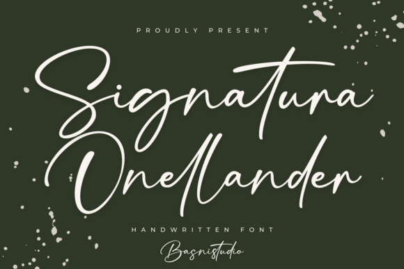 Signatura Onellander: A Script Font for Editorial Excellence