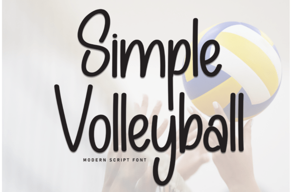 Simple Volleyball: A Font That Adds Personality to Your Web Design