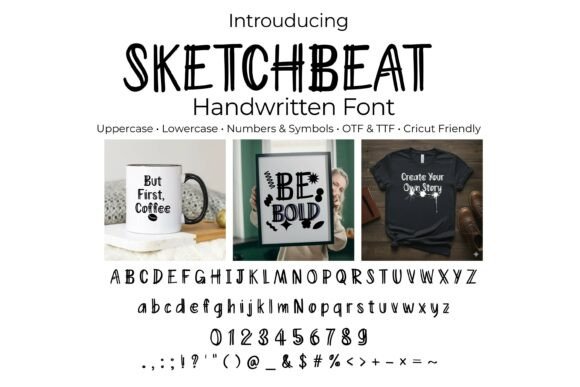 Sketchbeat: The Bold Handwritten Font for Creative Crafters
