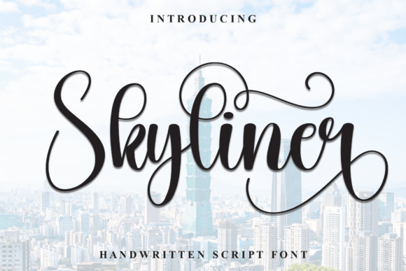 Skyliner Script Font for Creative Crafters