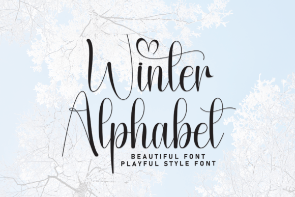 Winter Alphabet: A Warm Script for Branding